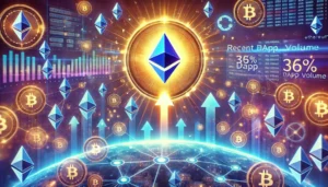 일주일 만에 이더리움 DApp 거래량 36% 증가