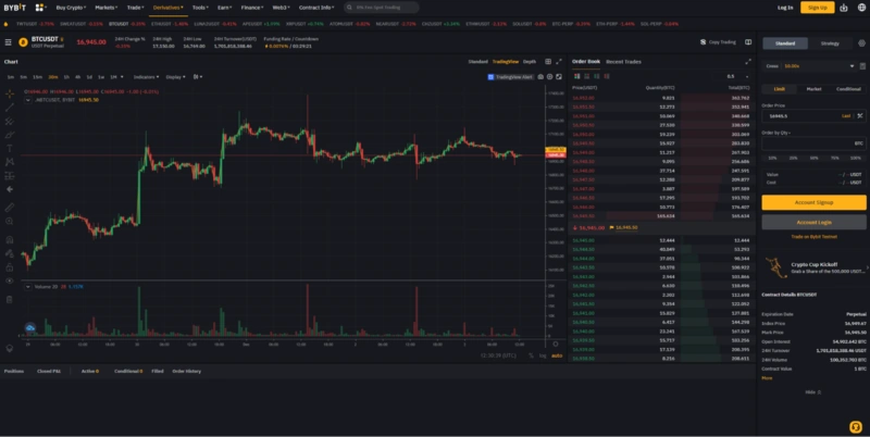 Bybit에서의 구매 및 판매